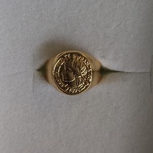 Artisan Gold Signet Ring
